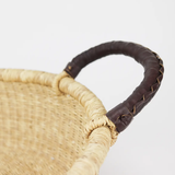 Jojo - Baby Changing Basket - Dark Brown Handle