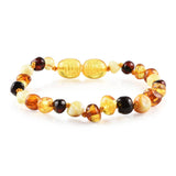 Kids | Baltic Amber Bracelets/Anklets - Multi 6.5"