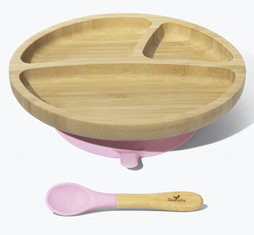 Avanchy Bamboo Toddler Plates | Color Options