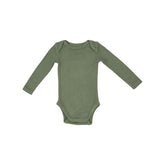 Rib Oil Green Bodysuit