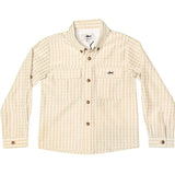 Flagler Fishing shirt | Khaki/White Plaid