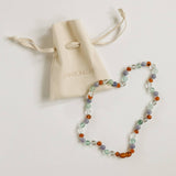 Baltic Sea Amber + Natural Gemstone | Necklace