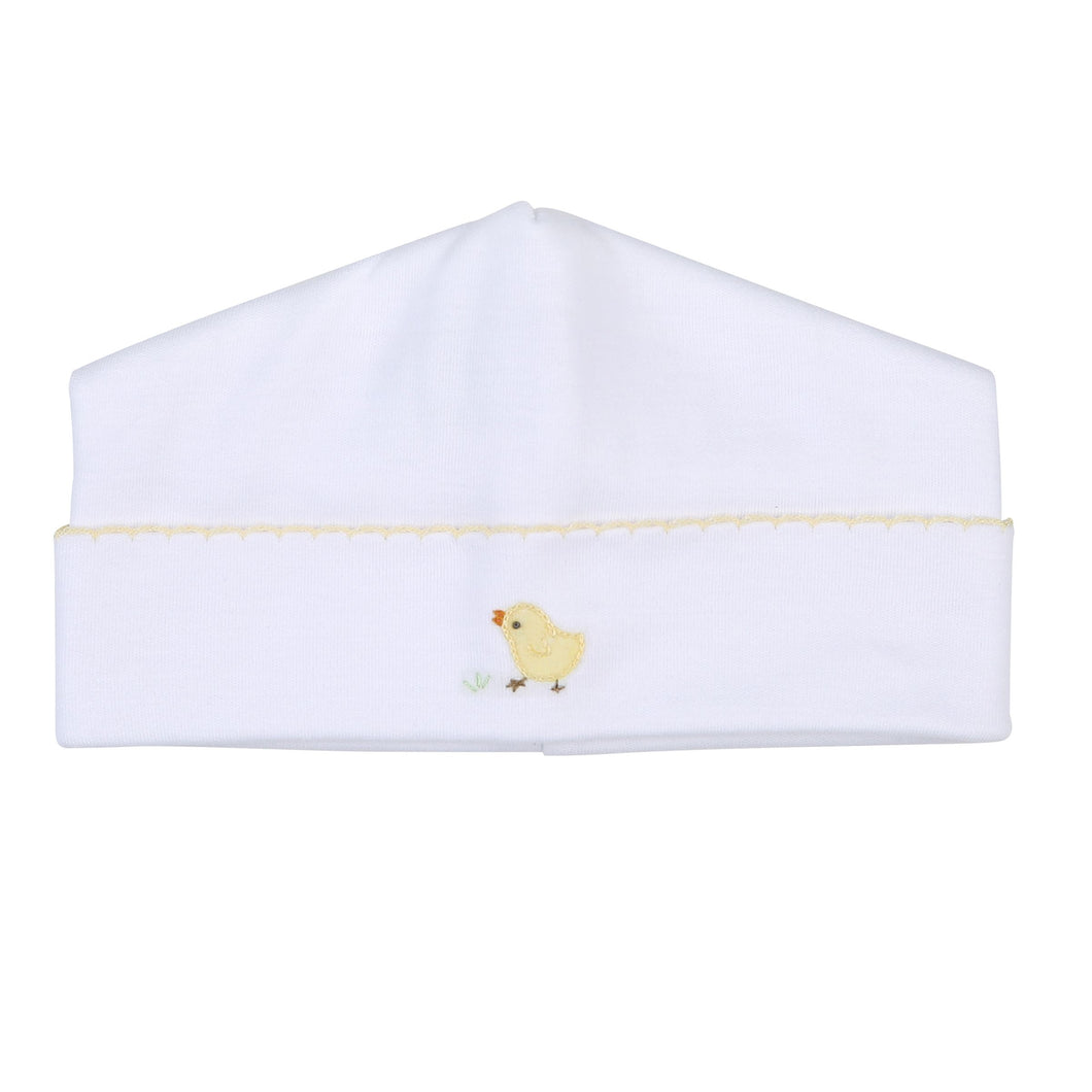 Peep Peep Embroidered Hat - Yellow