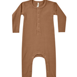 Ribbed Baby Jumpsuit | Cinnamon