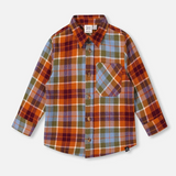 Plaid Flannel Shirt - Adobe