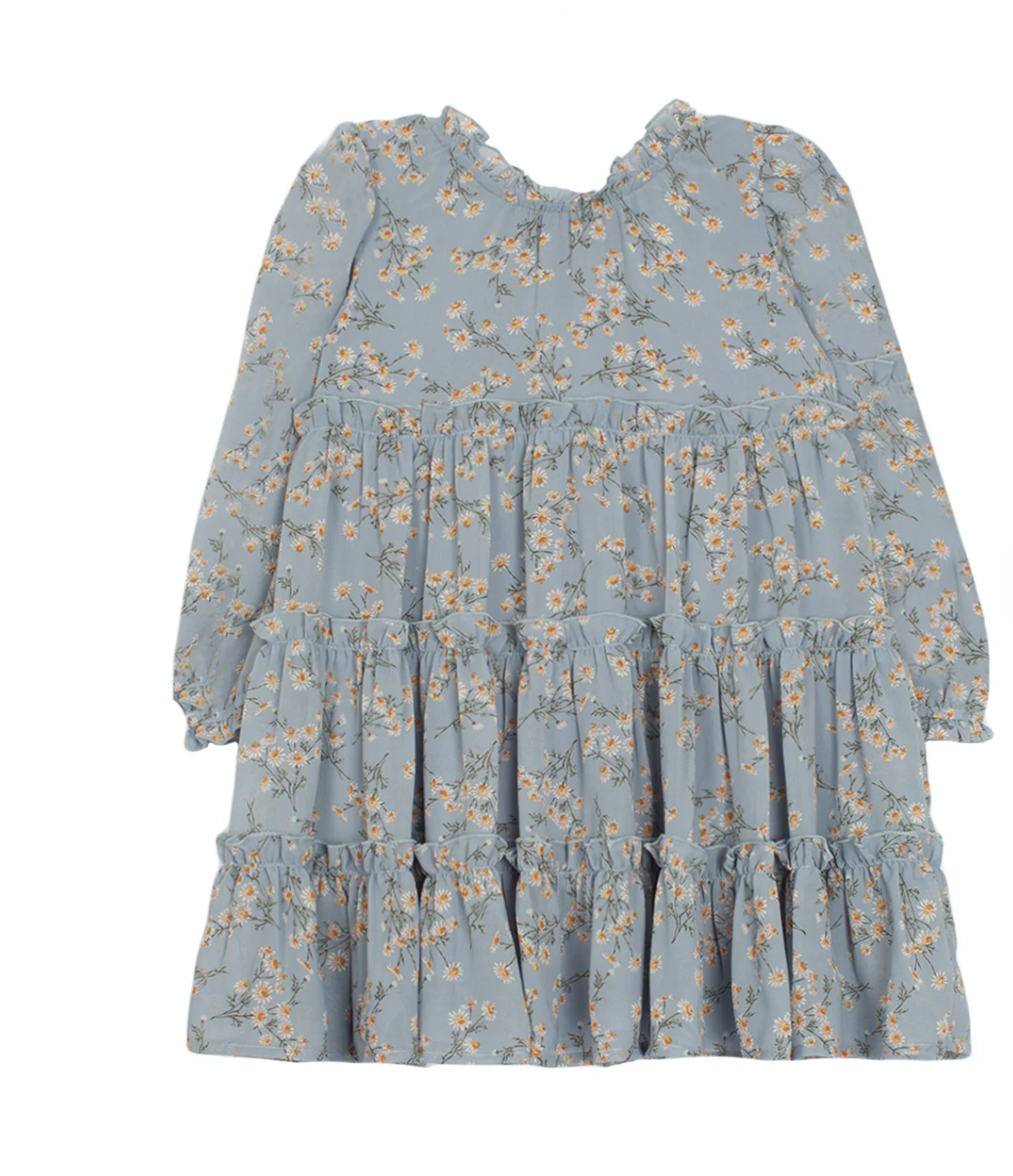 I Dream Of Daisies Tiered Chiffon Dress