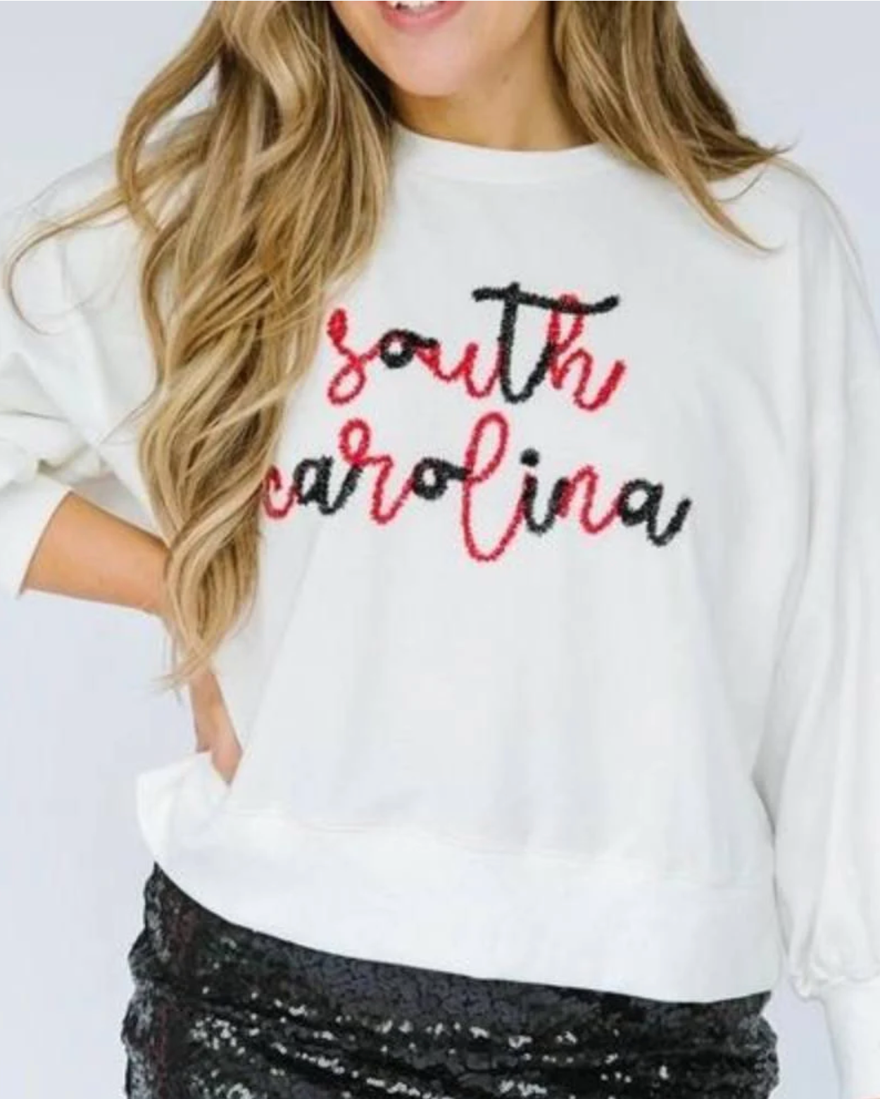 Sweatshirt Mille South Carolina - White