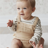 Organic Cotton Samy Playsuit - Champayne