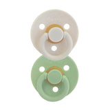 Itzy Soother - Mint/White Natural Rubber Pacifiers