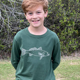 L/S Green Trout T-Shirt