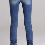 Girls Dark Blue Skinny Jeans