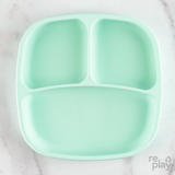 Silicone Suction Divided Plate - Color Options