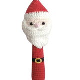 Santa Knitted Rattle