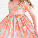 Sweet Gardenias Pocket Twirl Dress