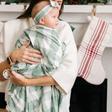 Pine Knit Swaddle Blanket