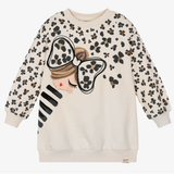 Sweatshirt Dress - Cheetah Girl