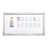 Rustic First Year Rectangle Frame