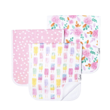 Summer Burp Cloth Set 3PK