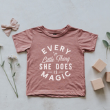 Mauve Every Little Thing She Does is Magic Tee