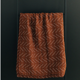 Rust Mudcloth Muslin Quilt