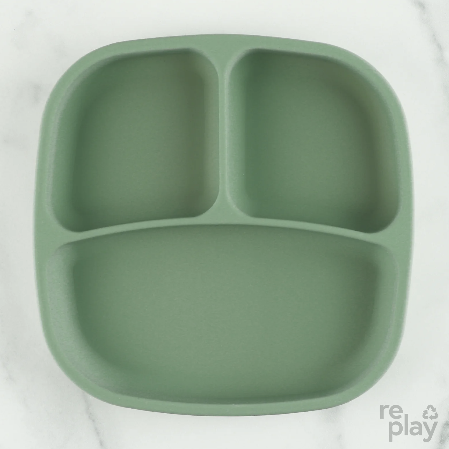 Silicone Suction Divided Plate - Color Options