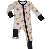 Pumpkins and Ghosts 2 Way Zipper