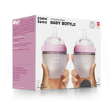 Comotomo Baby Bottle, Double Pack | 5 oz - Pink