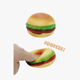 Hamburger Slime Filled Soft Silicone Squishy Toy