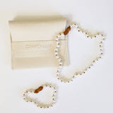 Pure Gemstone + Pearl || 5" Anklet or Bracelet