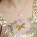 Glitter Heart Necklace