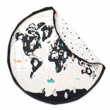 Worldmap / stars toy storage bag