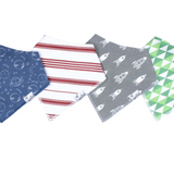 Apollo Baby Bandana Bib Set 4PK