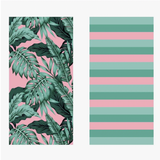 Tropical Leaves Quick Dry Beach Towel