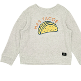 Mas Tacos Hacci Pullover - Heather Gray