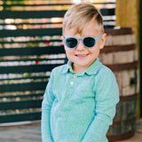 Up in the Air Blue Keyhole Kids Sunglasses