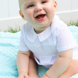 Diamond Smocked Romper