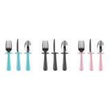 3 Piece Stainless Steel Utensils - Color Options