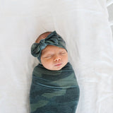 Hunter Knit Swaddle Blanket