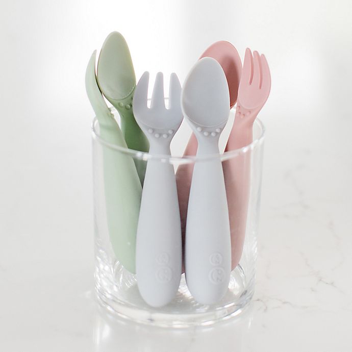 Mini Utensils - Various Colors EZPZ silicone toddler utencils