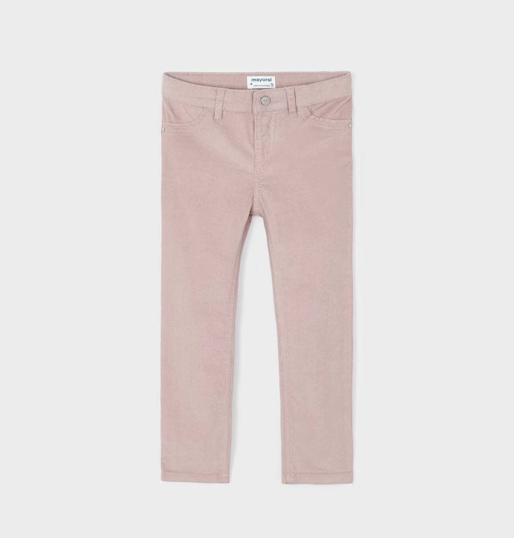 Corduroy Glitter Skinny Pant - Pink