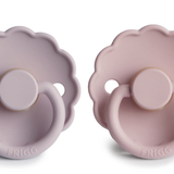 Frigg Daisy Natural Rubber Pacifier - Baby Pink/Soft Lilac