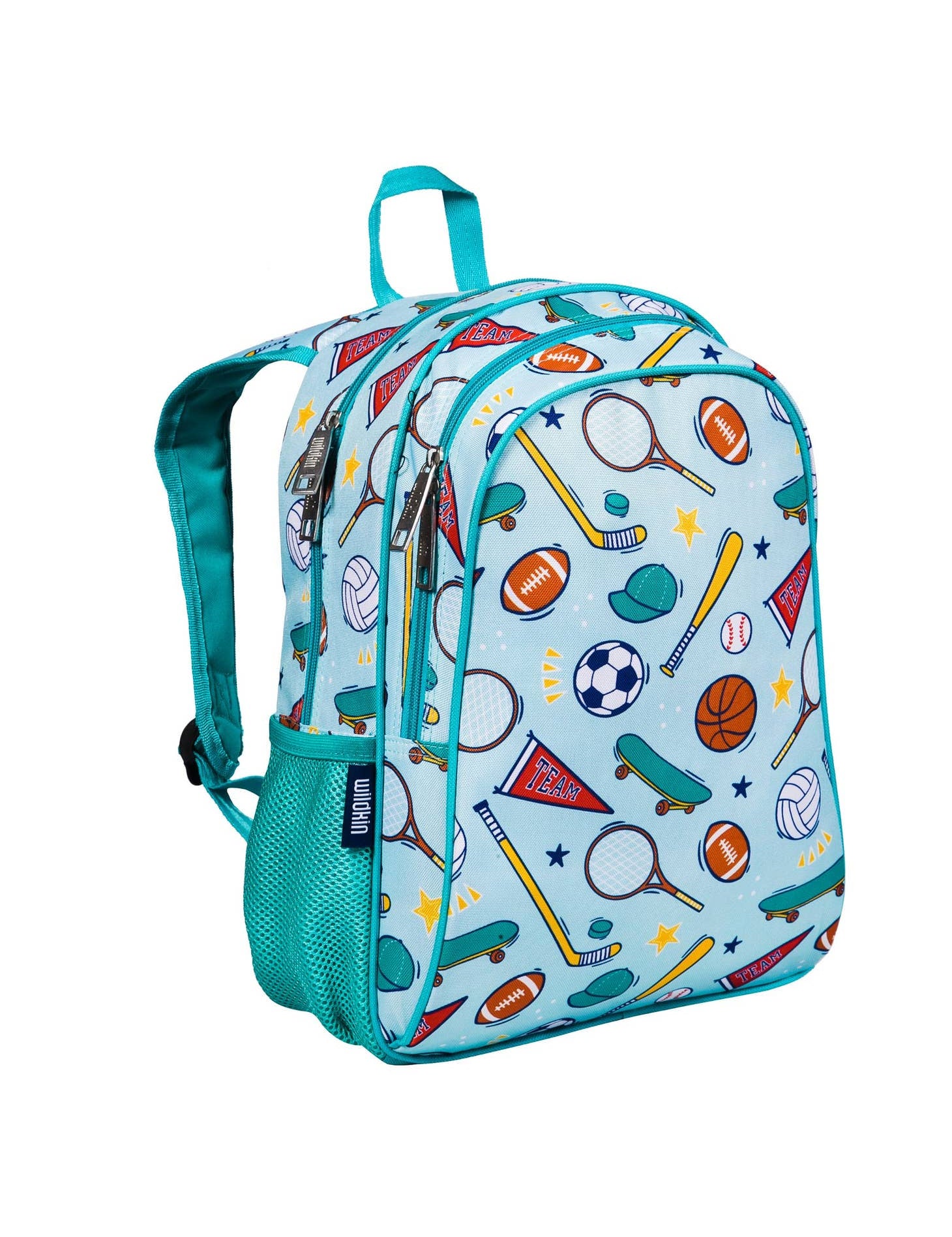 15 kid backpack rockpapa 15-Inch Kids for Boys Girls, Perfect for Early Eleme Rockpapa Direct breathable mesh back Wildkin Transportation 15" Kids Backpack