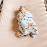 Cotton Muslin Crib Sheet - Petal