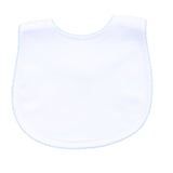 Picot Trim Bib Blue