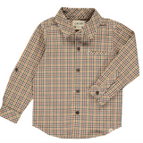 Gold/Navy Atwood Plaid Shirt