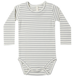 Jersey Bodysuit | Dusty Blue Stripe