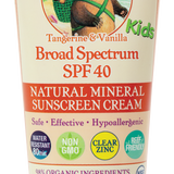 Kids SPF 40 Clear Zinc Sunscreen Cream 2.9oz