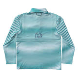 L/S Pro Performance Polo - Tennis Court Stripe