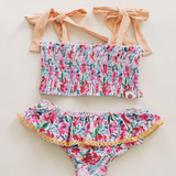 Waverly Shirred Swimsuit - Sakura Blossom