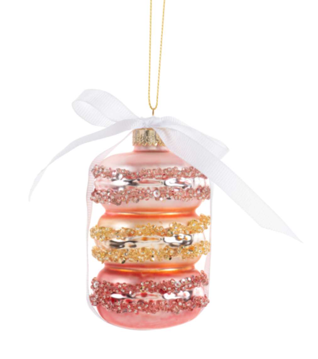 Holiday Macaron Ornaments - Color Options